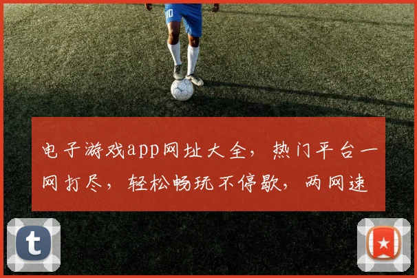 电子游戏app网址大全，热门平台一网打尽，轻松畅玩不停歇，两网速选