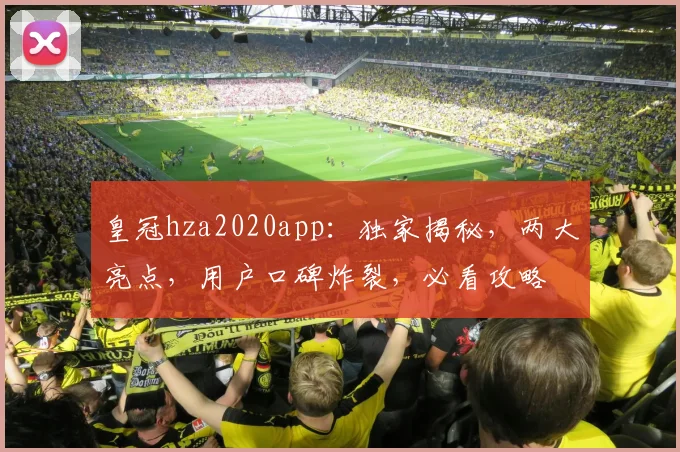 皇冠hza2020app：独家揭秘，两大亮点，用户口碑炸裂，必看攻略